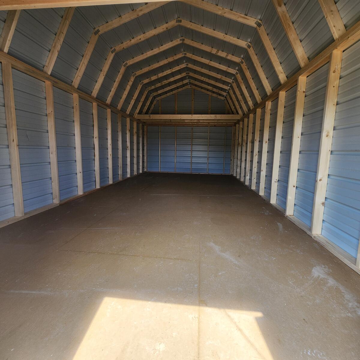 Metal Lofted Barn